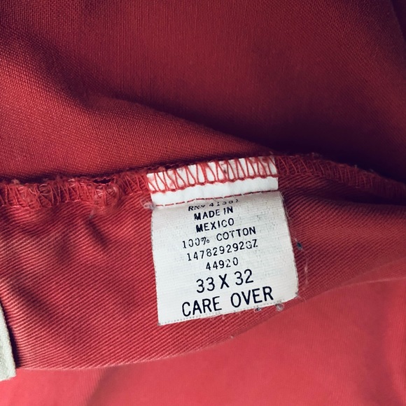 Ralph Lauren chino in Nantucket red, mens pleated chino pants 33x32 - Picture 7 of 16